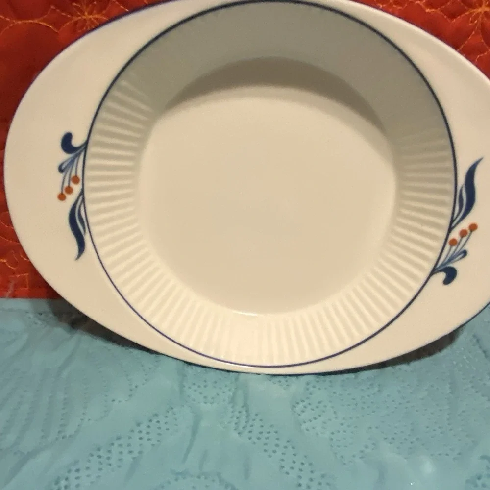 2 Vintage Dansk Bistro Maribo Oval Au Gratin Casserole Baking Dish Berries Japan